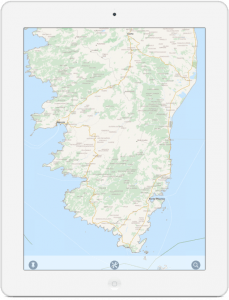 Corsica Travelmapp 
