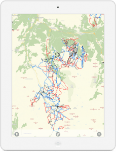Trois Valee Ski Map